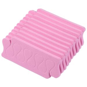 Home Soft pink sponge toe separator for pedicure – 2 pcs