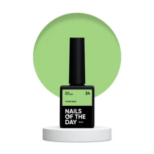 База камуфлююча Nails Of The Day Cover Base New Formula 24 салатовий 10 мл