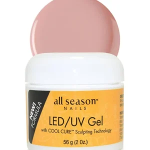 Полігель (56 г.) All Season LED/UV для моделювання, зміцнення та нарощування нігтів Yellowish