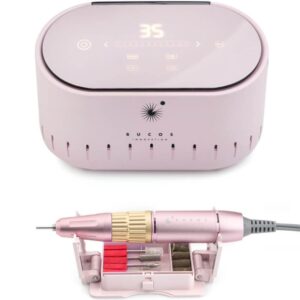 BUCOS Машинка для манікюру та педикюру Nail Drill X3 PRO LIGHT PINK (65W/35000 об.)