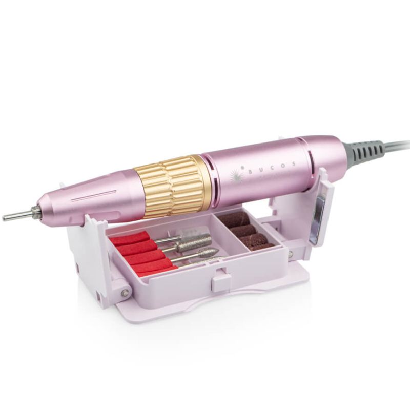 BUCOS Машинка для манікюру та педикюру Nail Drill X3 PRO LIGHT PINK (65W/35000 об.) — изображение 3