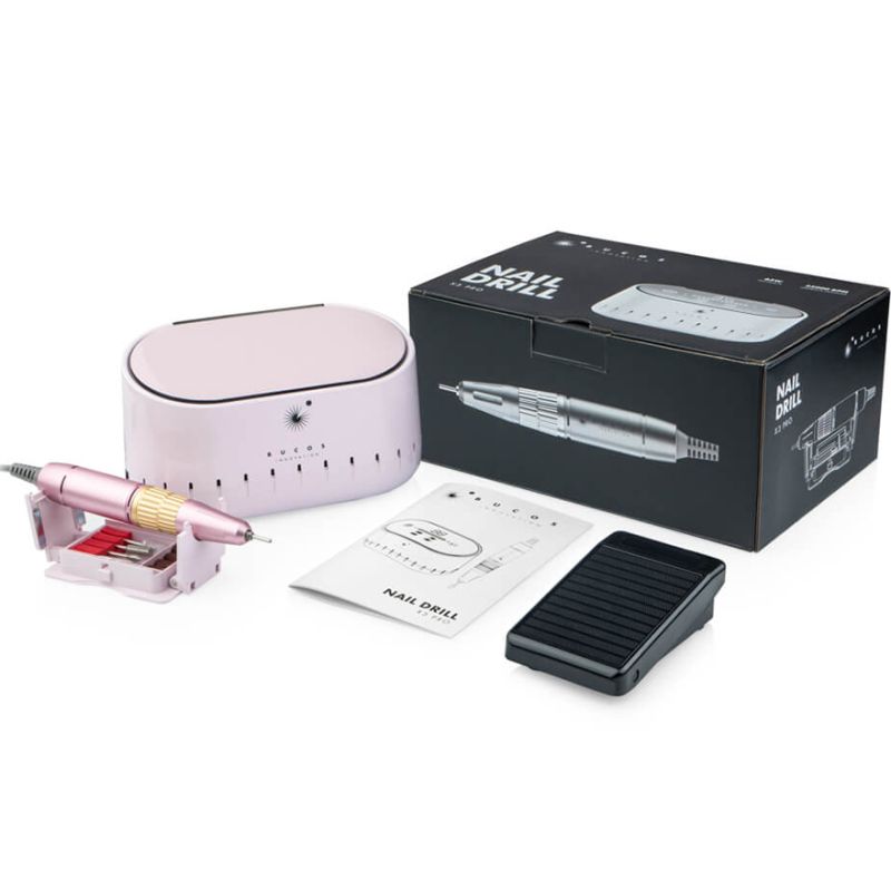 BUCOS Машинка для манікюру та педикюру Nail Drill X3 PRO LIGHT PINK (65W/35000 об.) — изображение 5