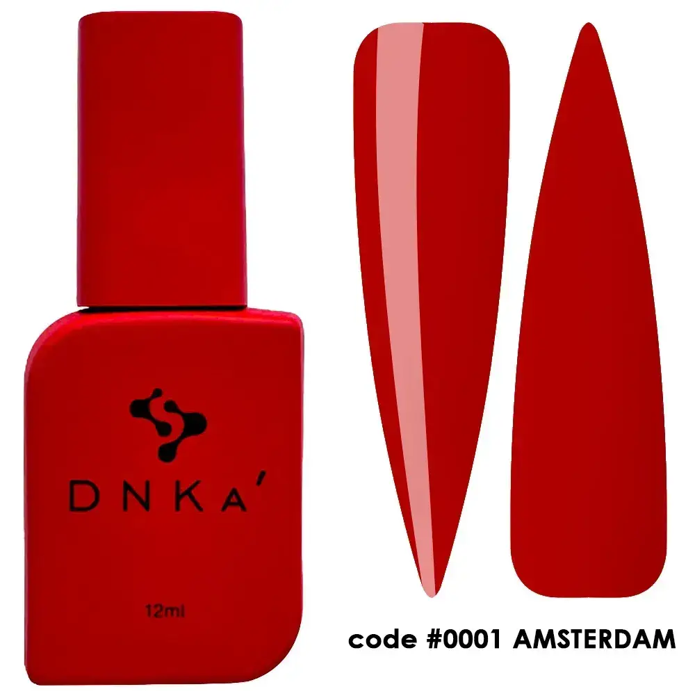 Кольорове топове покриття DNKa' Cover Top #0001 Amsterdam на 12 мл, без липкого шару