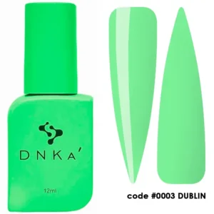 Кольорове топове покриття DNKa' Cover Top #0003 Dublin на 12 мл, без липкого шару